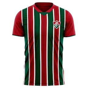 Camiseta Fluminense Roleplay Braziline Masculina - Verde e Vermelho