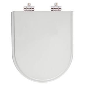 Assento Sanitario Poliester Com Amortecedor Smart Cinza Prata Para Vaso Celite