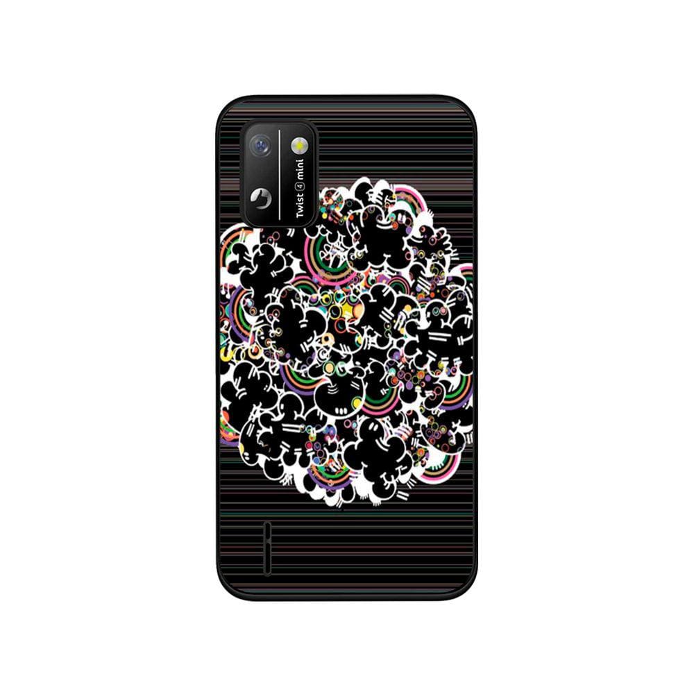 Capa Adesivo Skin110 Verso Para Positivo Twist 4 Mini