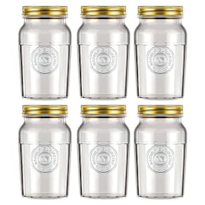 Kit 6 Pote Americano Vintage 1 Litro Nadir Figueiredo