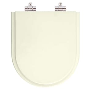 Assento Sanitario Poliester com Amortecedor Riviera Pergamon (Bege Claro) para Vaso Celite