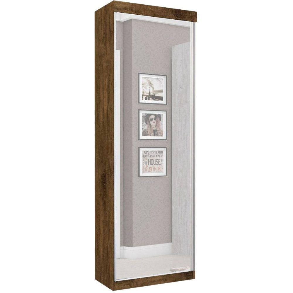 Sapateira Roupeiro Thor J&A Móveis 01 porta com espelho – Jequitibá