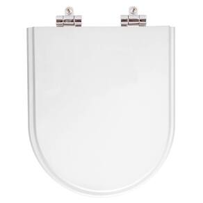 Assento Sanitário Poliester Soft Close Level Branco Gelo para vaso Deca