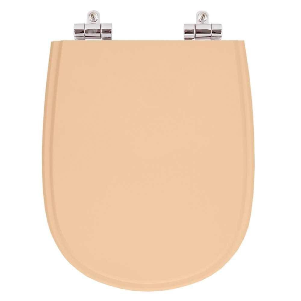 Assento Sanitario Poliester com Amortecedor Paris Papaya para Vaso Ideal Standard