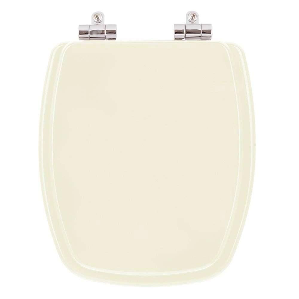 Assento Sanitário Poliéster Fechamento Lento Primula Plus Marfim para vaso Fiori