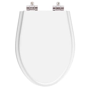 Assento Sanitario Poliester com Amortecedor Absolute Branco para Vaso Ideal Standard