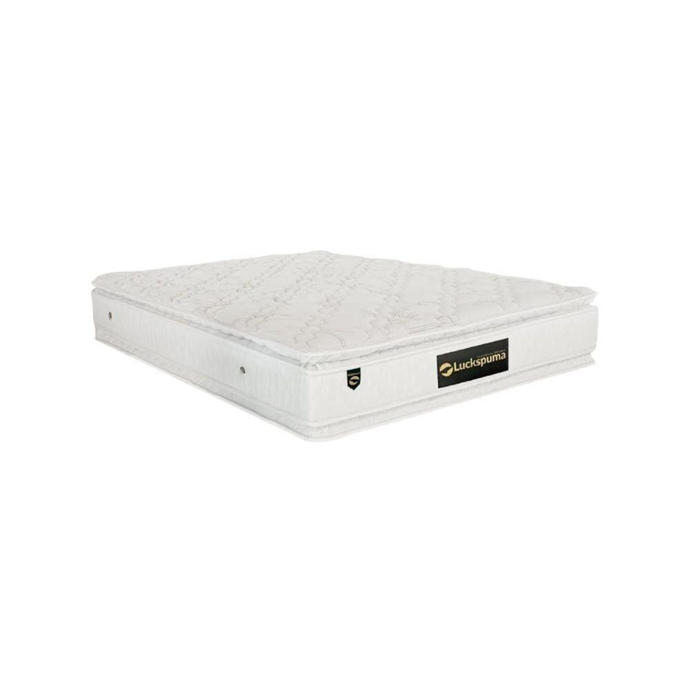 Colchão Casal Molas Ensacadas  MasterPocket Satisfaction Plus Pillow Top White (138x188x30) - Luckspuma