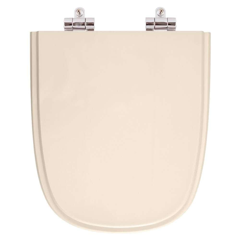 Assento Sanitario Poliester Com Amortecedor Ibiza Pessego (rosa Shell) Para Vaso Incepa