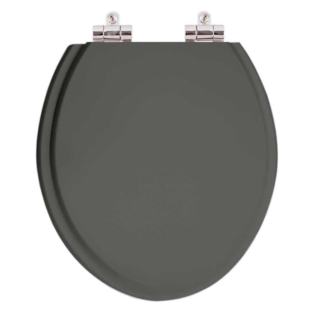 Assento Sanitario Poliester com Amortecedor Carina Cinza Quartzo para Vaso Ideal Standard