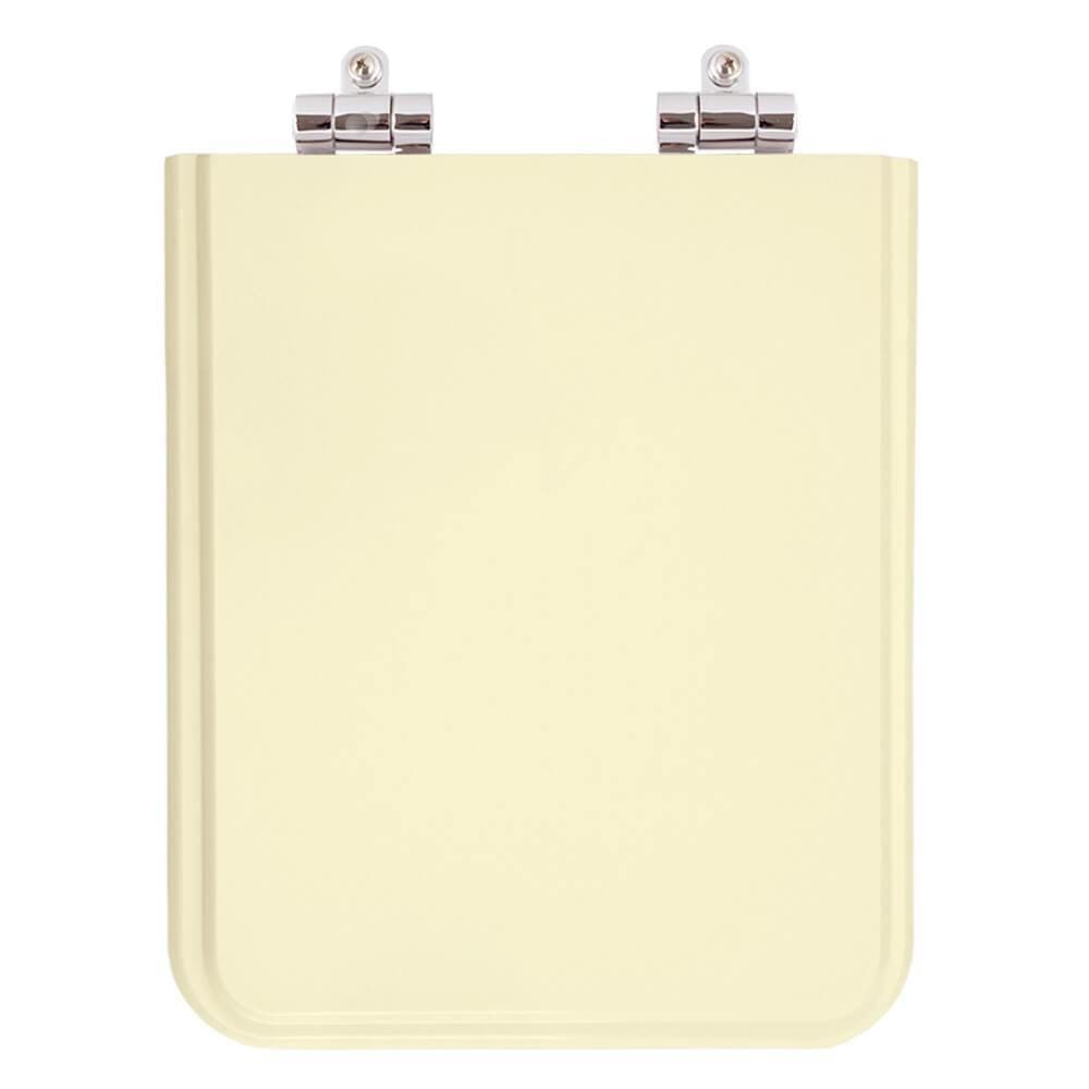 Assento Sanitário Poliester Soft Close Square Bone (Bege Claro) para vaso Incepa