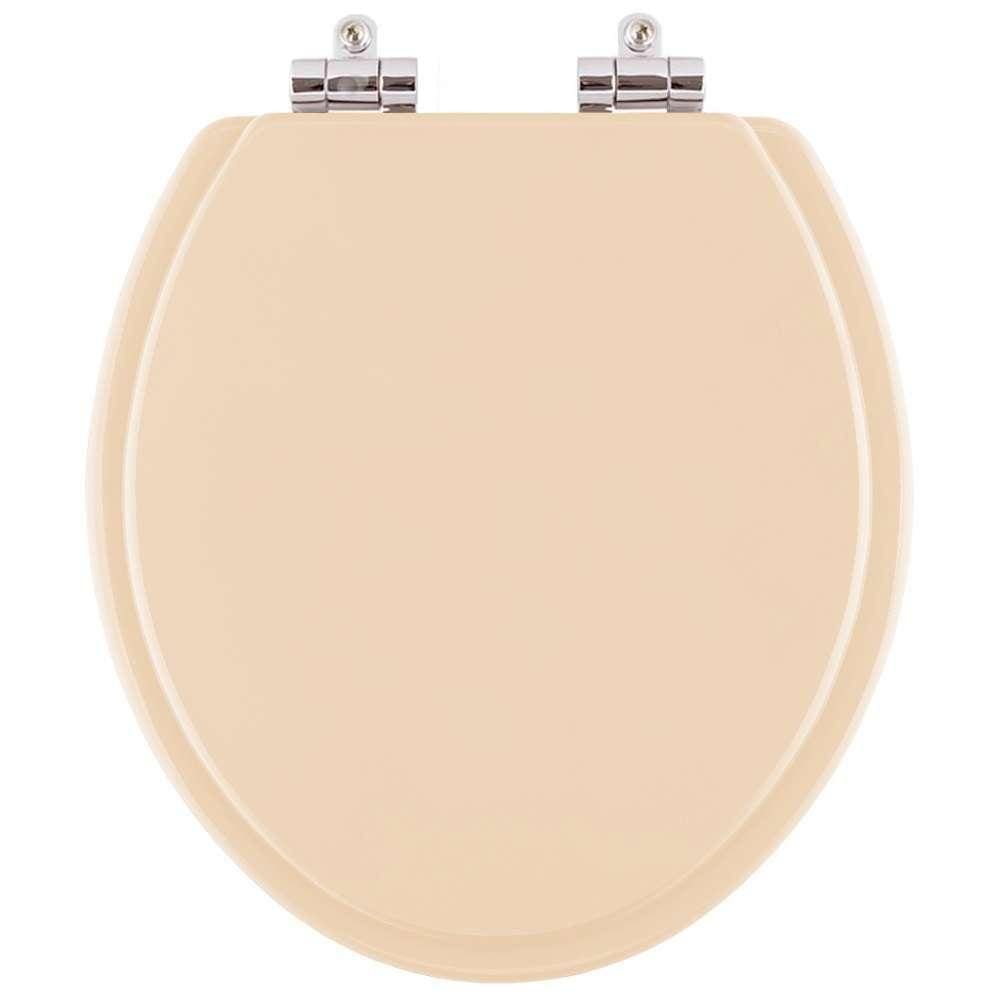 Assento Sanitario Poliester com Amortecedor Carina Visone (Salmao) para Vaso Ideal Standard