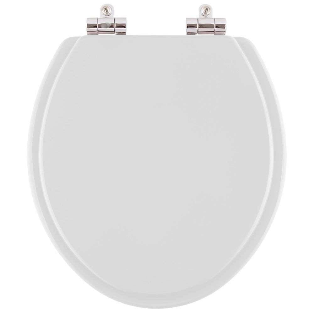 Assento Sanitário Poliester Soft Close Izy Cinza Real para vaso Deca