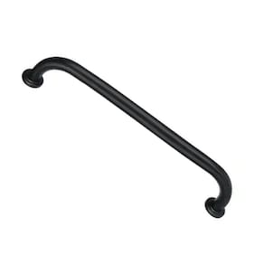 Alça De Apoio 70cm Barra Inox Preto Segurança Acessibilidade Cadeirante Gestante Idoso Banheiro Box