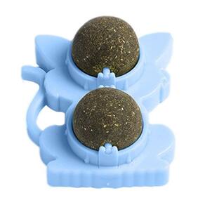 Brinquedo Erva De Gato Pet Menta Bola Bolinha Catnip Natural Animal De Estimaçao Interativo