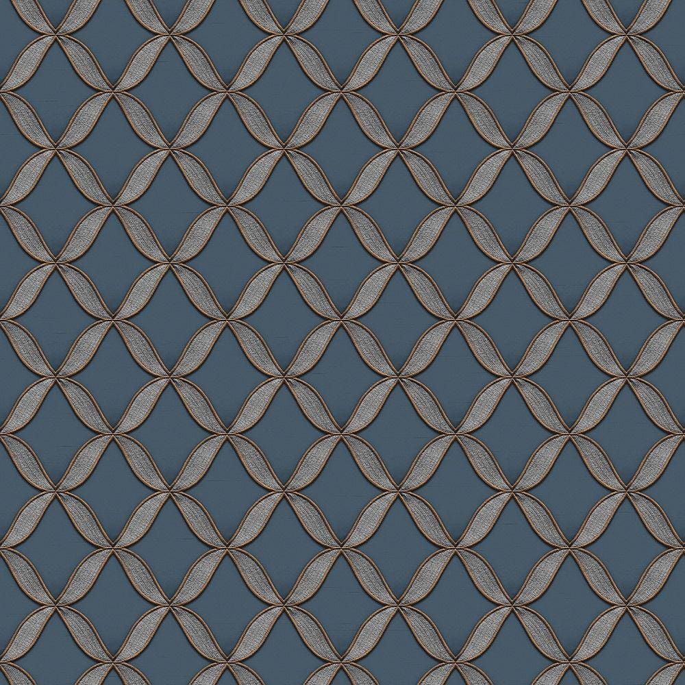 Papel de Parede HF Orient Geométrico Azul 221227