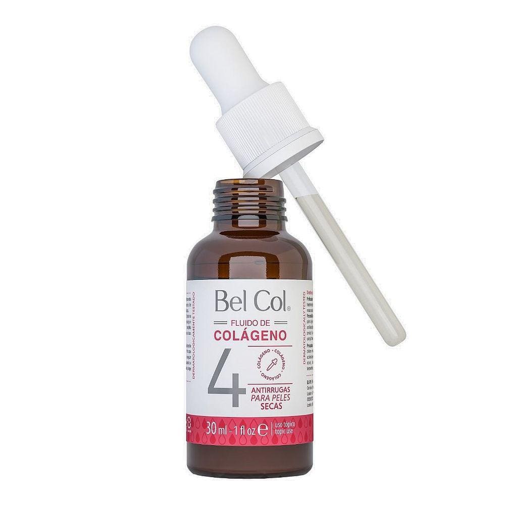 Fluido Colágeno 4 Anti-idade Pele Seca Bel Col PRO 30ml