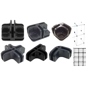 Conectivos Conectores Balcão Vidro Modulado Kit 30 Peças