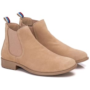 Bota Chelsea Masculina Couro Cano Curto Botina Lisa Conforto