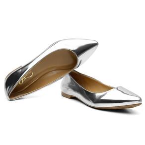 Sapatilha Feminina Metalizada Estilo Leve Casual Conforto