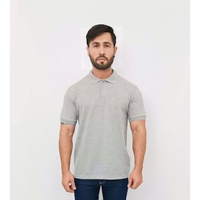 Uniforme Masculino: Camisa Gola Polo em Piquet - Mescla
