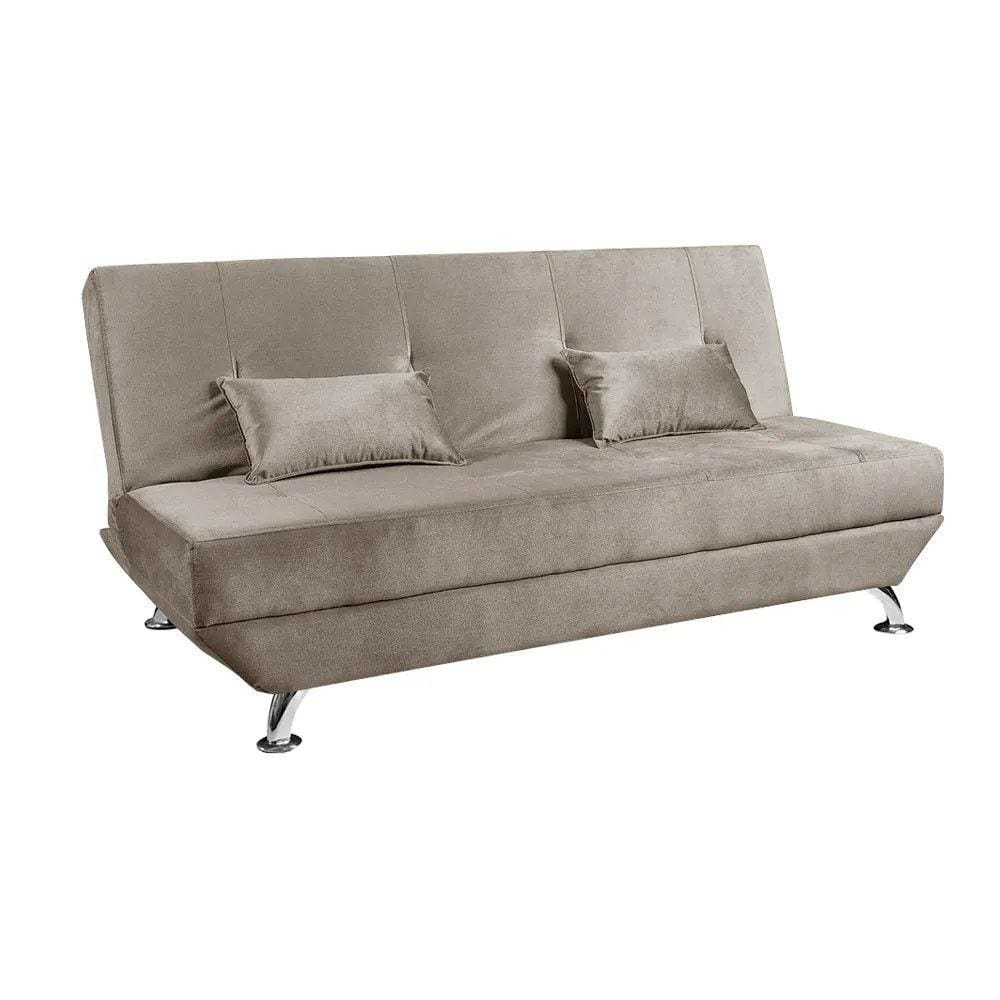 Sofá Cama Dubai 3 Lugares Reclinável Veludo Turkay Speciale Home