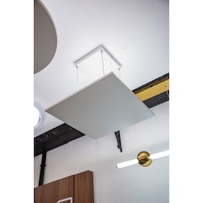 Plafon Reflect Sq 50cmx50cmx1,5cm 1xled Integrado 36w 3000k 2400lm Ip20 Branco