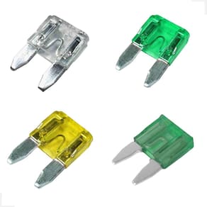 Fusível Som Automotivo Permak Lâmina Mini 20A/ 25A/ 30A/ 30A