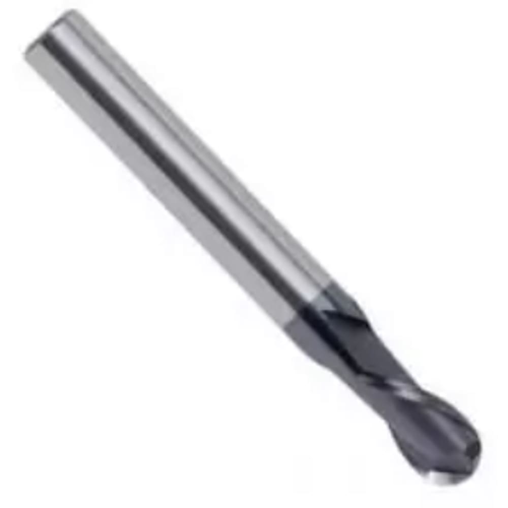Fresa Topo Esférica Metal Duro 2 Cortes 5mm cobertura AlTin