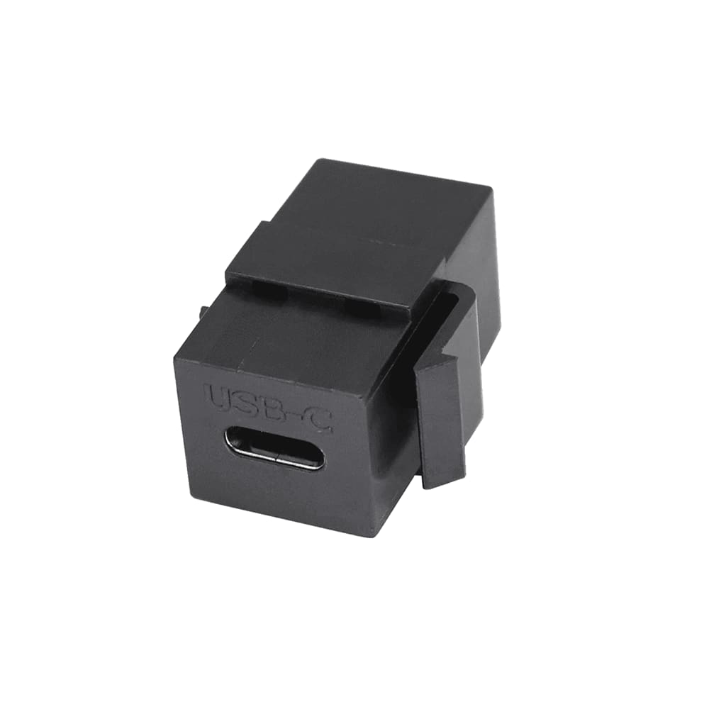 Conector Emenda Fêmea Transferência Dados Keystone Usb Tipo-C 2.0