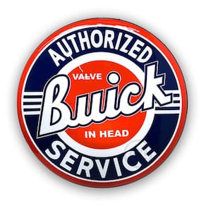 Luminoso de Parede BUICK SERVICE Decorativo Bar Garagem - Lâmpada LED Bivolt