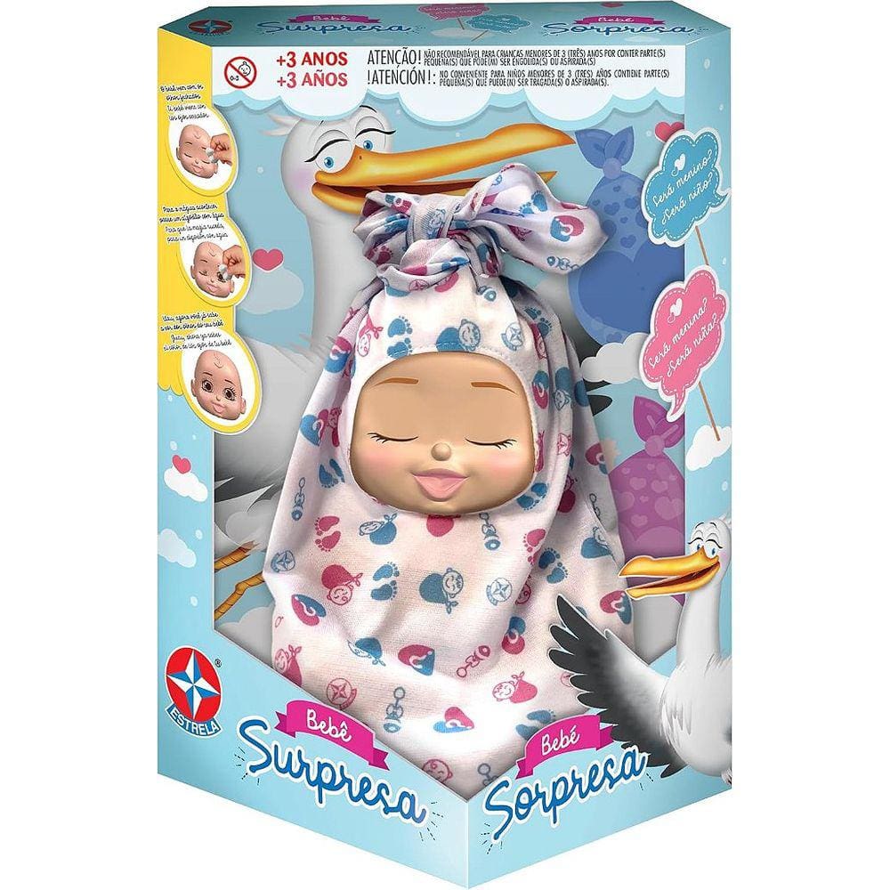 Boneca Bebê Surpresa - Estrela