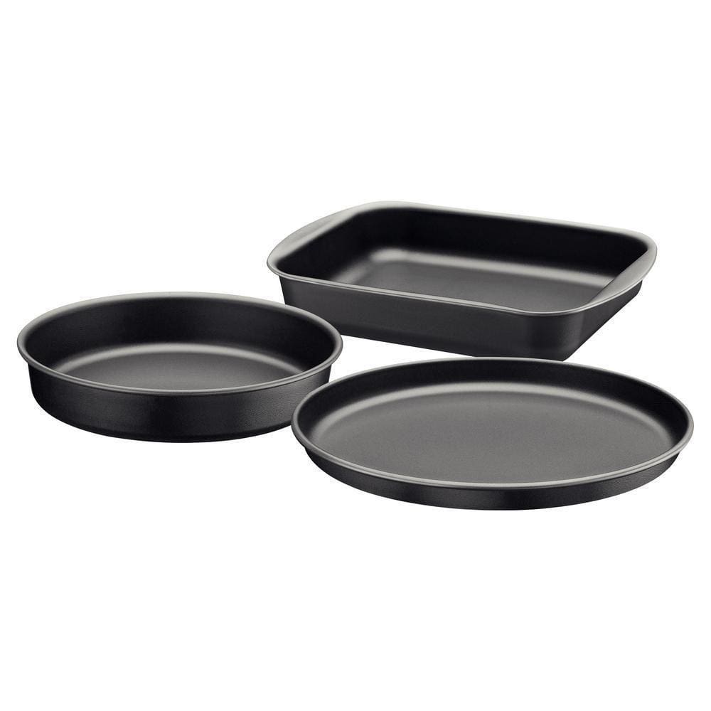 Conjunto Assadeiras Tramontina Antiaderente 3 Peças Brasil Cor:cinza Cinza