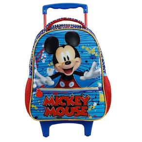 Mochila de Rodinhas Sem Alça Xeryus 16  Mickey Y Azul