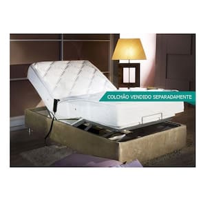 Cama Box Articulável s/Massagem Solteiro MH1430 Clean s/ Colchão (101x203x29) - Herval