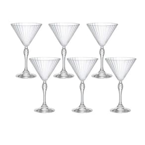 Jogo De 6 Taças Drink Martini 245ml America`20S - Bormioli Rocco