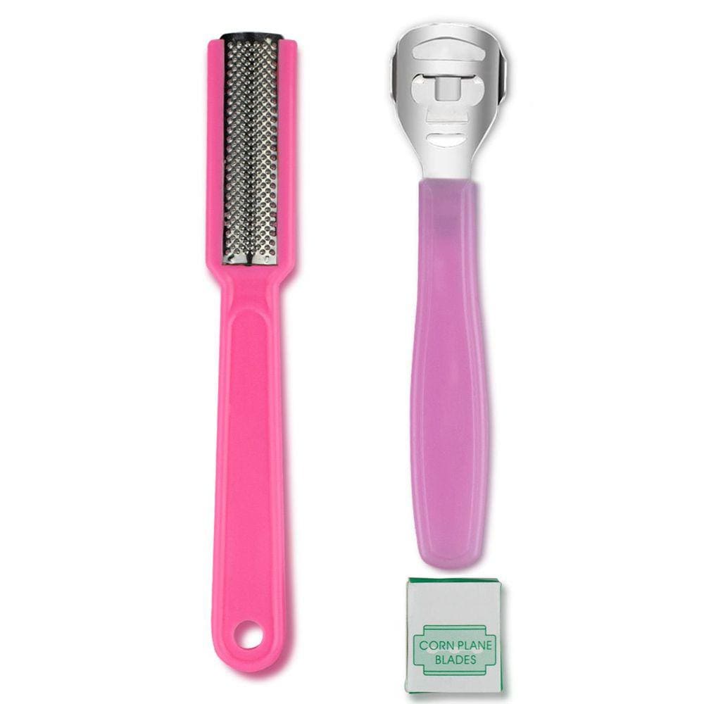 Kit Pedicure Removedor de Calos + Lixa Ralixa + 4 Lâminas