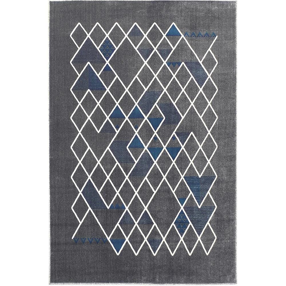 Tapete Para Sala Lyre Anil 1,00x1,50 São Carlos