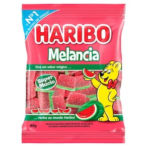 Balas de Gelatina Haribo Melancia 80g