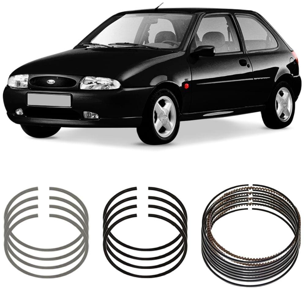 Jogo Anel Segmento STD Fiesta Ka 1.0 8V 96 a 99 Gasolina