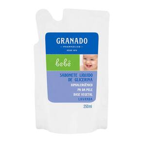 Sabonete Líquido Infantil Glicerina Granado Bebê Lavanda Refil