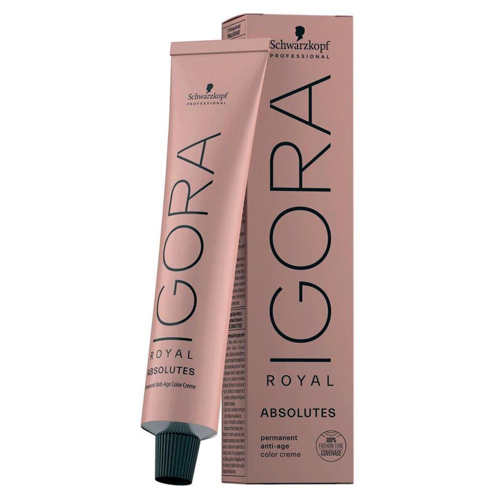 Tinta Profissional Igora Absolutes Louro Escuro Vermelho 6.80