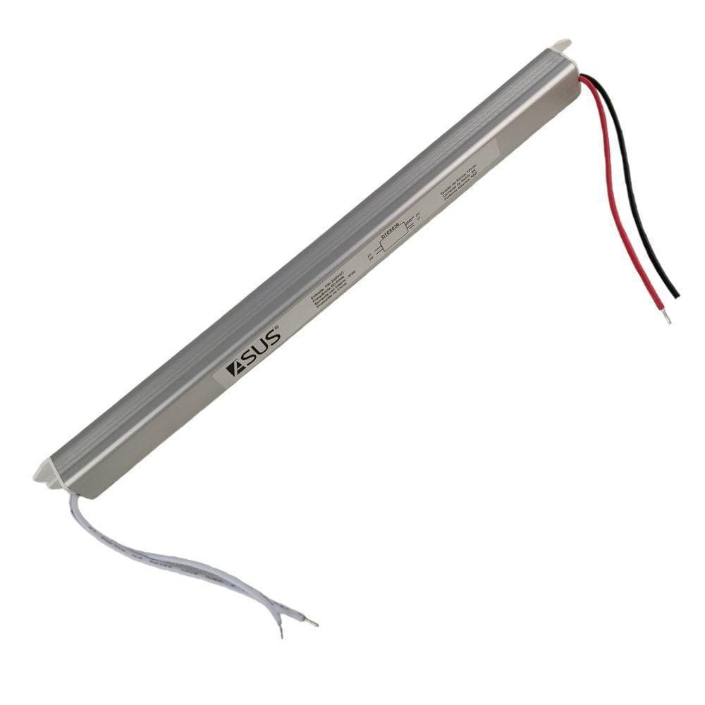 Fonte Slim Drive 36w 12v 3a Bivolt Perfil Fita Led Lustres Luminaria