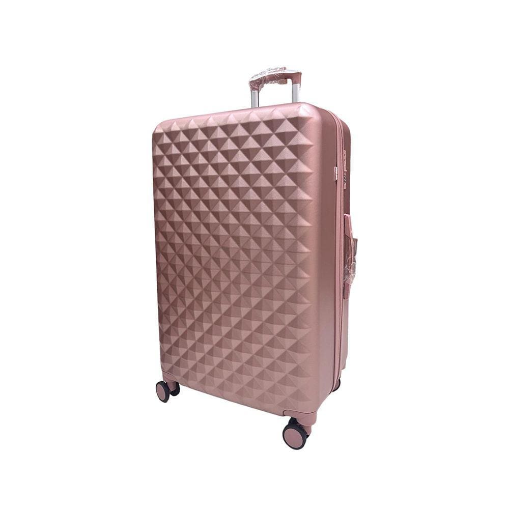 Mala Média 23Kg Expansível Rose Diamond Ultra Leve