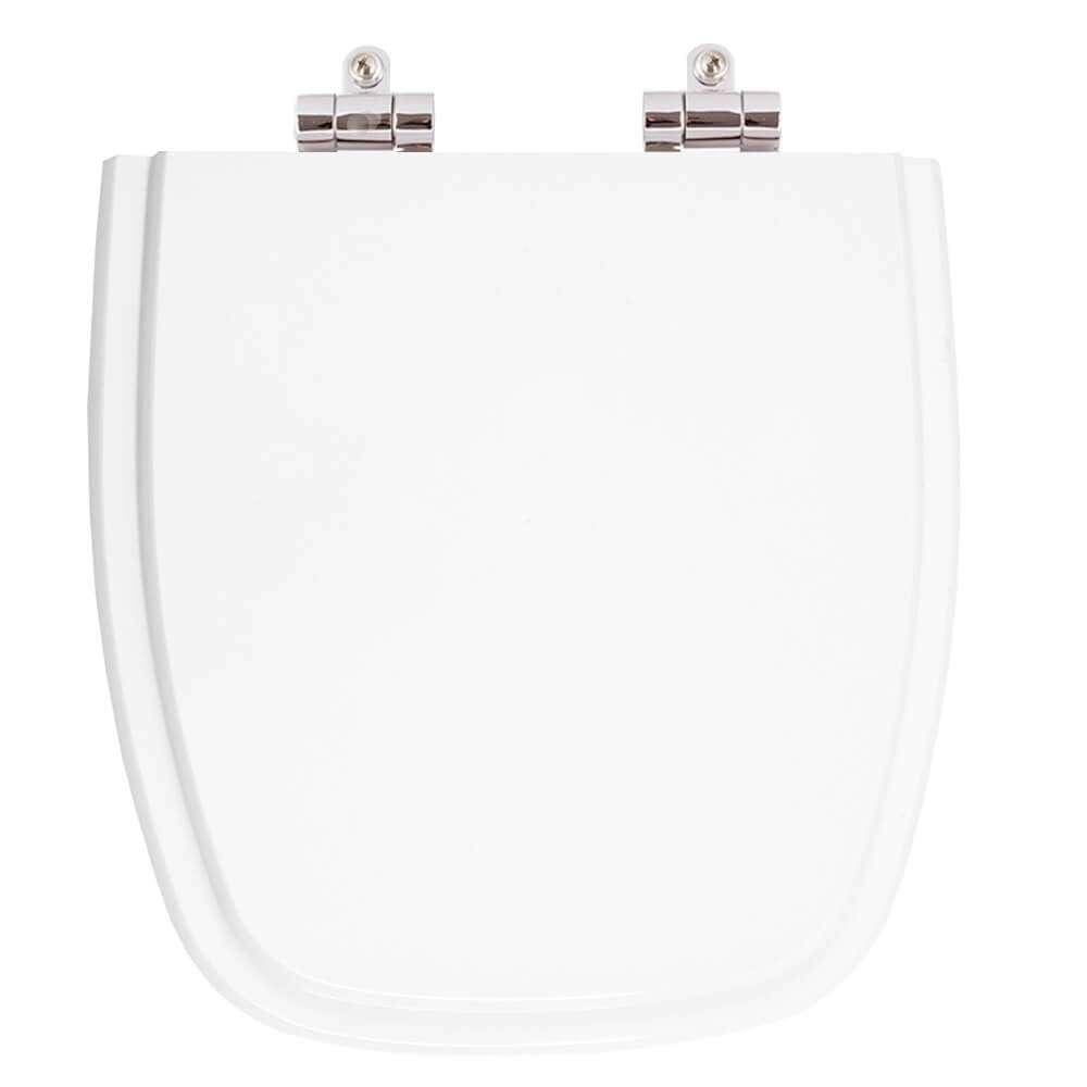 Assento Sanitário Poliester Soft Close Flex Branco para vaso Deca