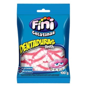 Balas de Gelatina Fini Dentaduras 100g