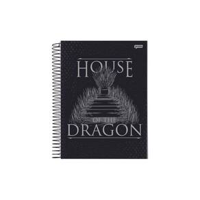 Caderno House Of The Dragon Poltrona 1 Matéria 80 Folhas