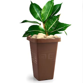 Vaso Tacho Para Planta Comprido De Plástico 29,5 Litros - Terra Cota