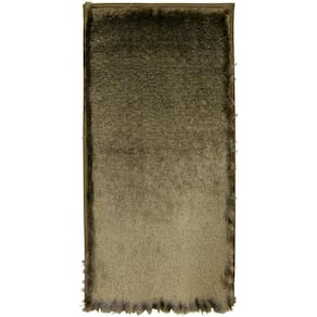 Tapete P/ Quarto Super Peludo Joy Marrom Esverdeado 0,50X1,00 São Carlos