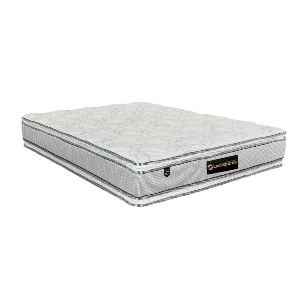 Colchão Queen Molas Ensacadas  MasterPocket Lucksfaction Plus Pillow Top Gray (158x198x30) - Luckspuma