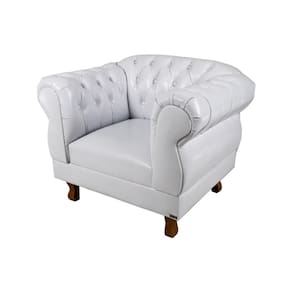 Poltrona Chesterfield Elisabeth Courino Branca
